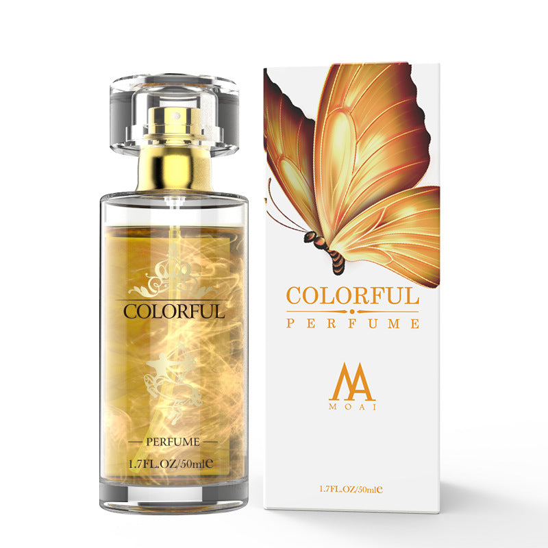 <> Pheromone Quicksand Gold Dust Women's Perfume Butterfly Scent, Men's Women's Warm Unisex Perfume Eau de Toilette Stay
