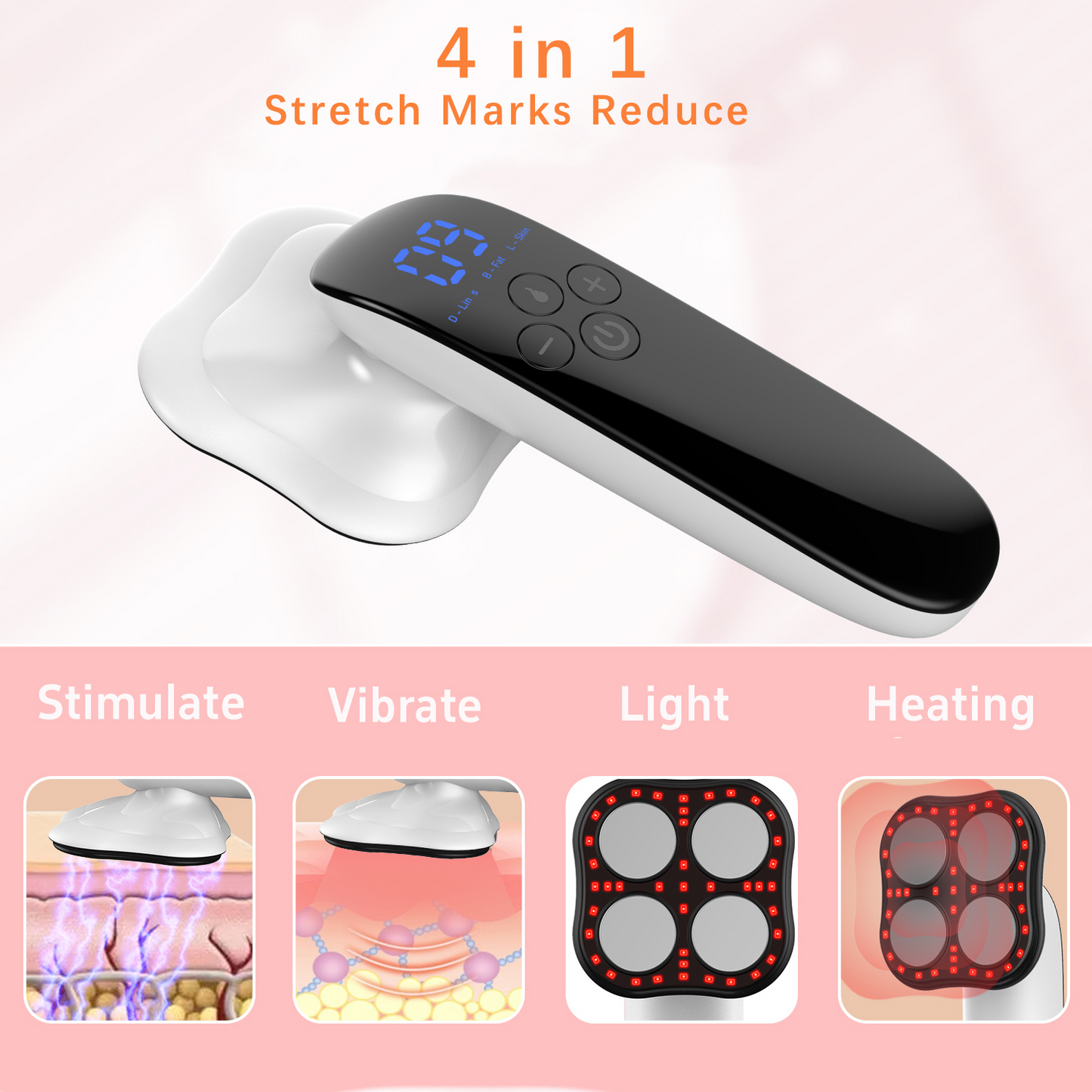 New fat-burning and fat-reducing instrument, weight-loss, fat-dissolving and slimming instrument, shaping and fat-blasting instrument