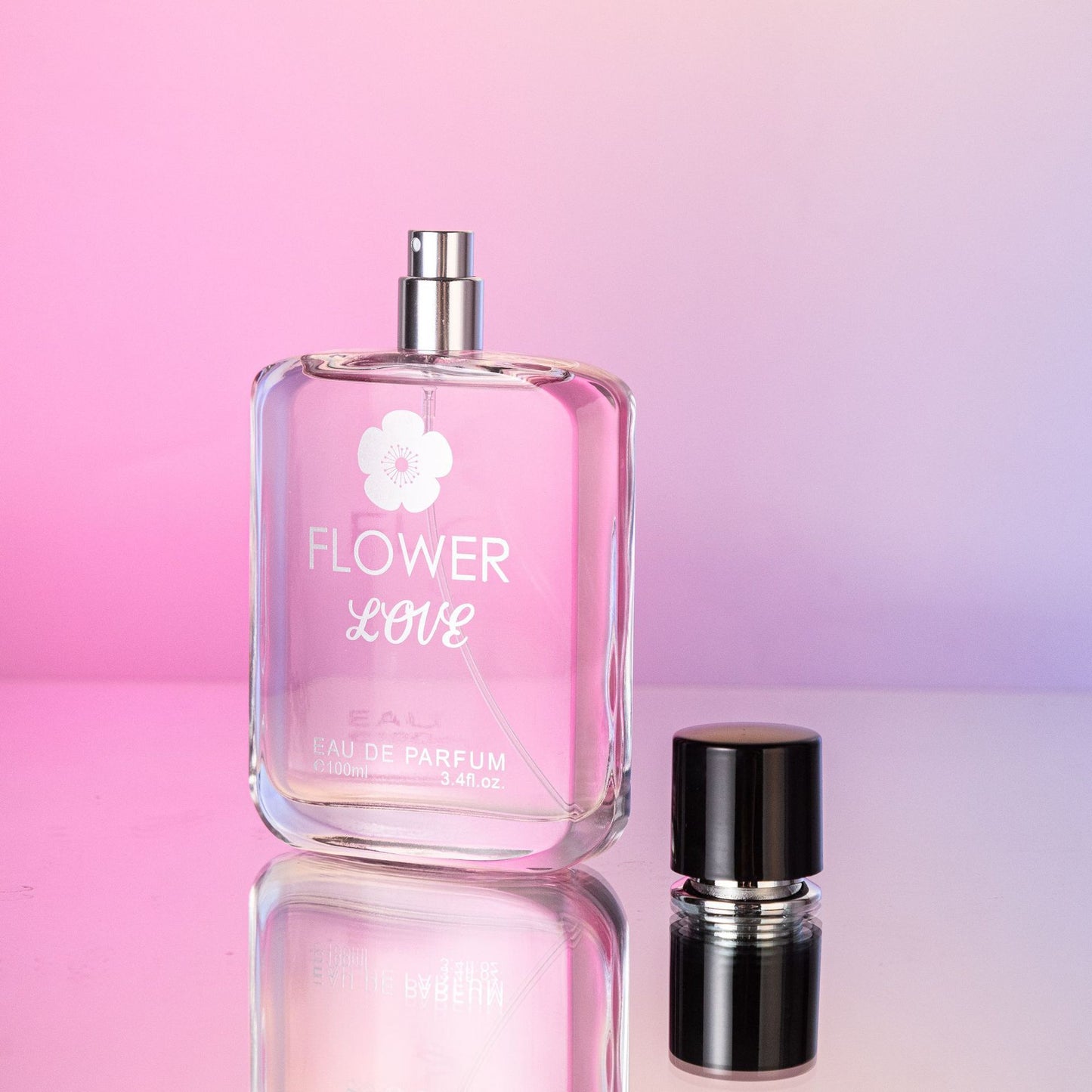 1 bottle of Flower Love Women's Perfume 100ml Long Lasting Fresh Perfume, Light Fragrance, Charming and Distant Women's Perfume, Long Lasting Light Fragrance, Fresh and Natural Fragrance, Women's Luxury Perfume Spray, Long Lasting Fragrance, Vintage Style