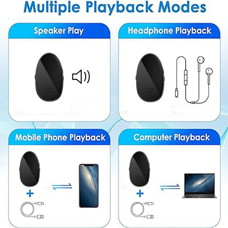 Magnetic Digital Voice Recorder with AI