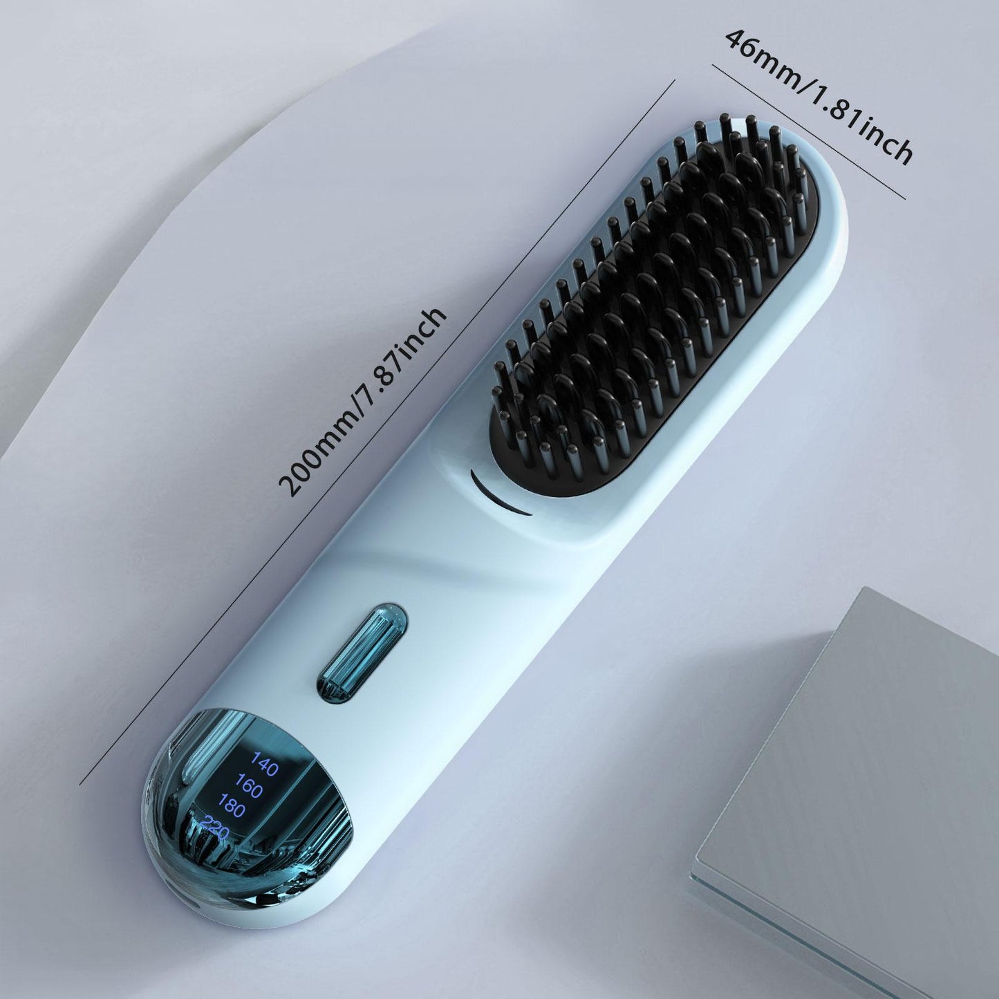 Mate-M1 Wireless Rechargeable Ionic Hair Straightening Comb with Ceramic